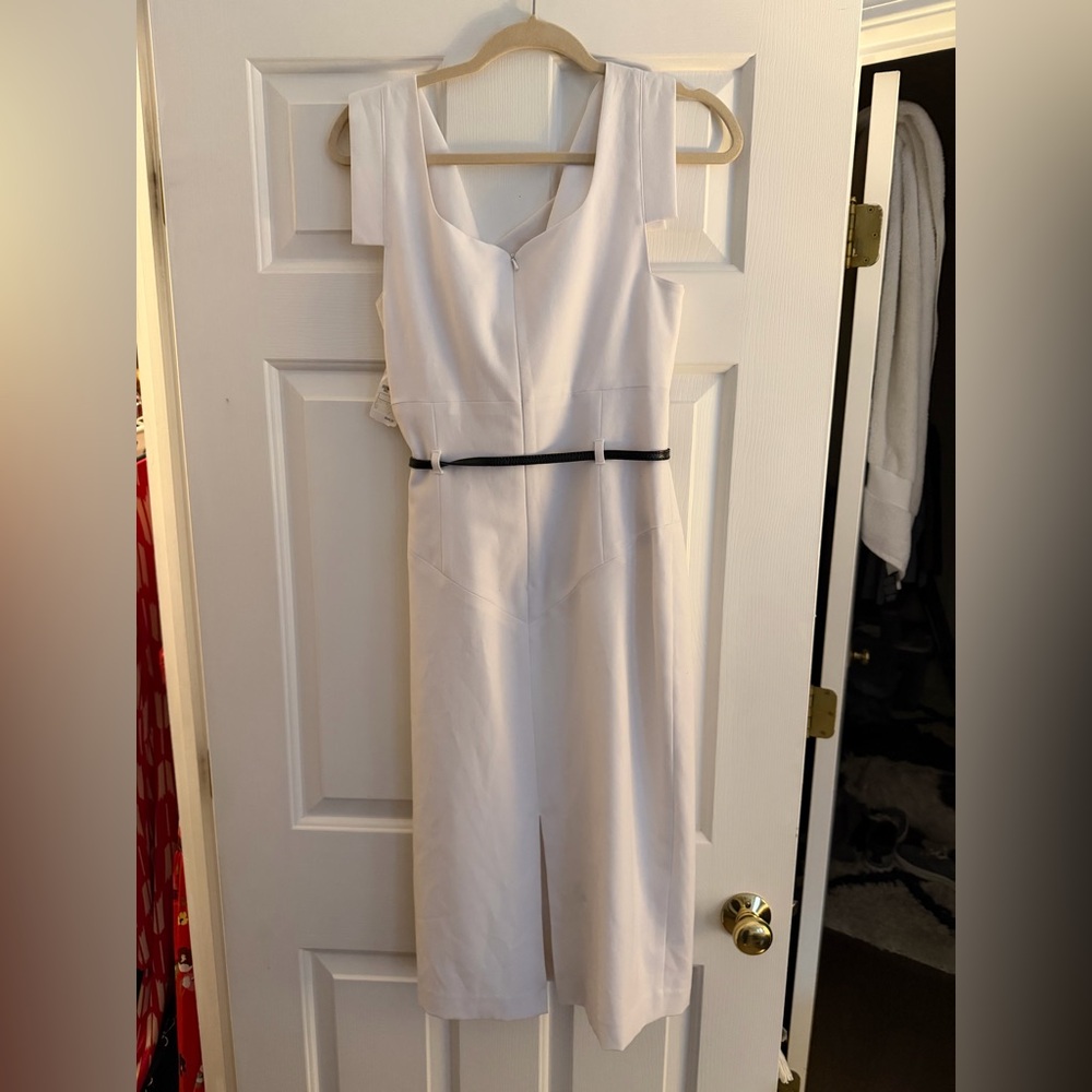 Black Halo Jackie O dress size 8 in white new with tags - Picture 4 of 7